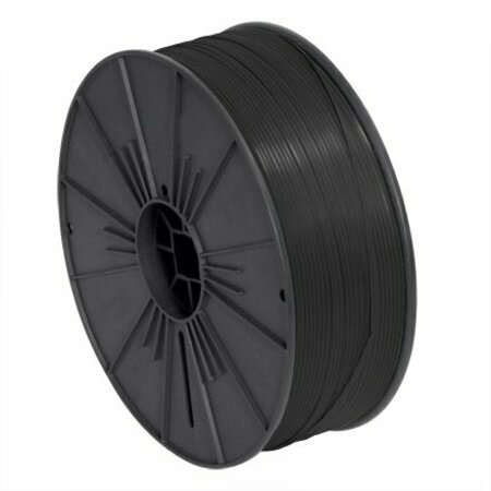 BSC PREFERRED 5/32'' x 7000' Black Plastic Twist Tie Spool S-568BL